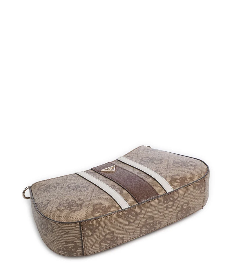 Guess Noelle II Sac porté épaule latte logo/brown