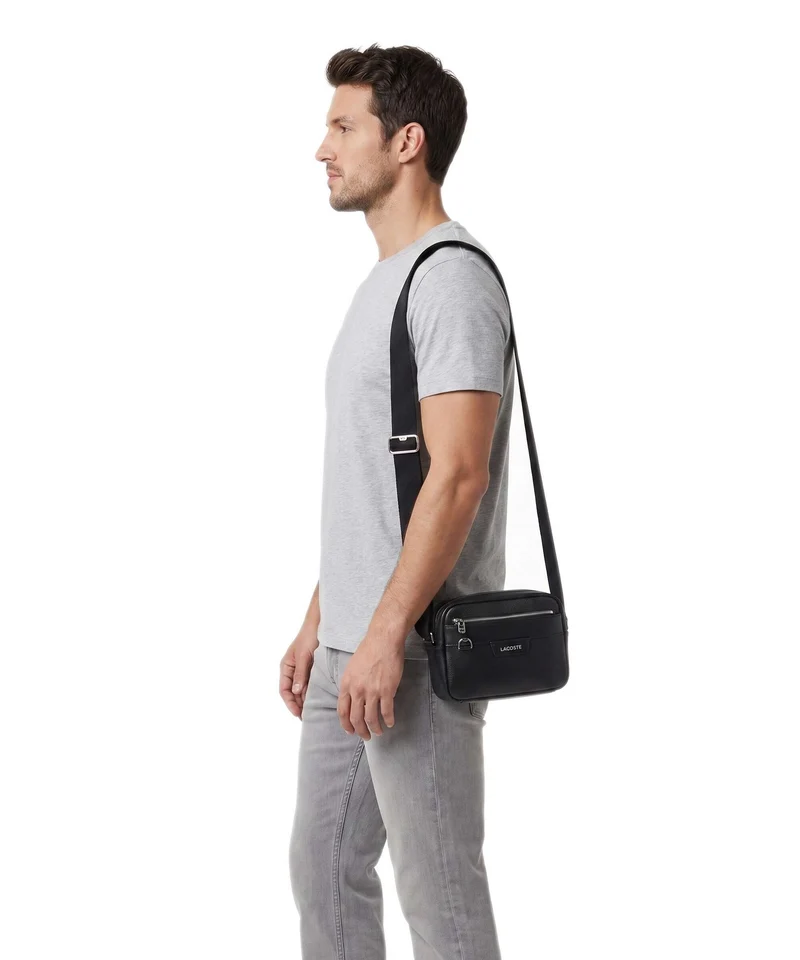 Lacoste Ossian Sac bandoulière noir