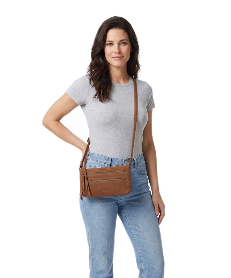 Liebeskind Zena Hydro Suede S Sac bandoulière brown