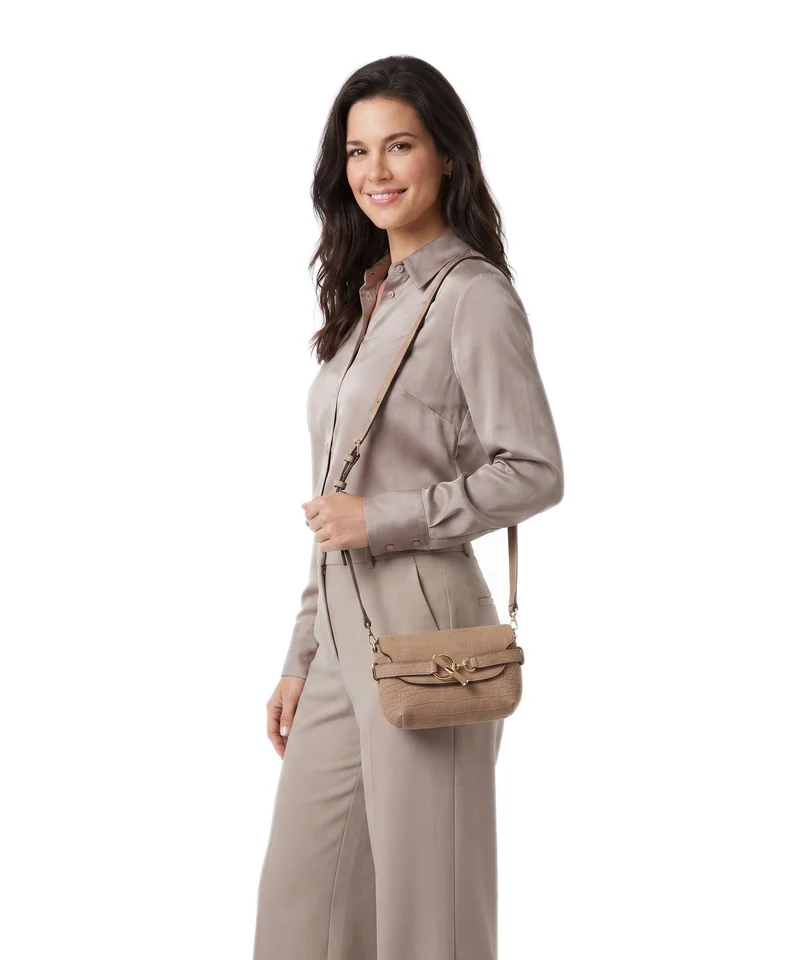 Lauren Ralph Lauren Blaike Small Sac bandoulière camel