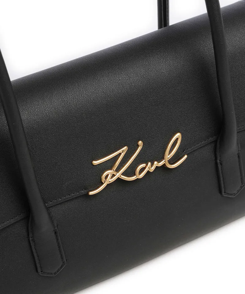 Karl Lagerfeld K/Signature Sac porté épaule black/gold