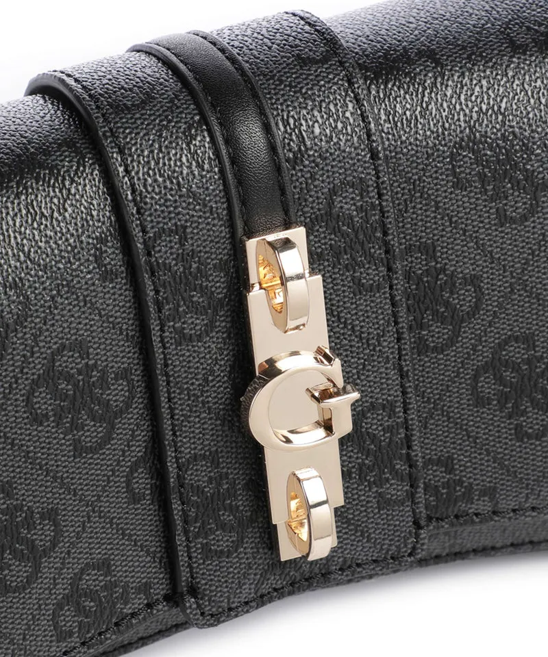 Guess Yvonne Logo Mini Sac à main coal logo