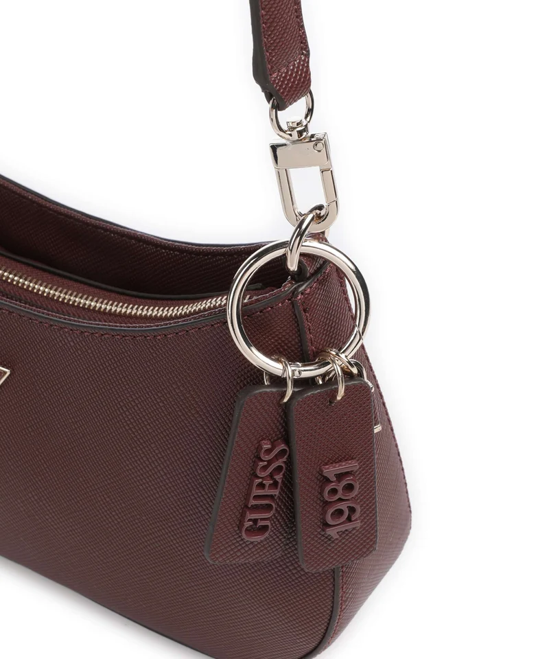 Guess Noelle II Sac porté épaule burgundy
