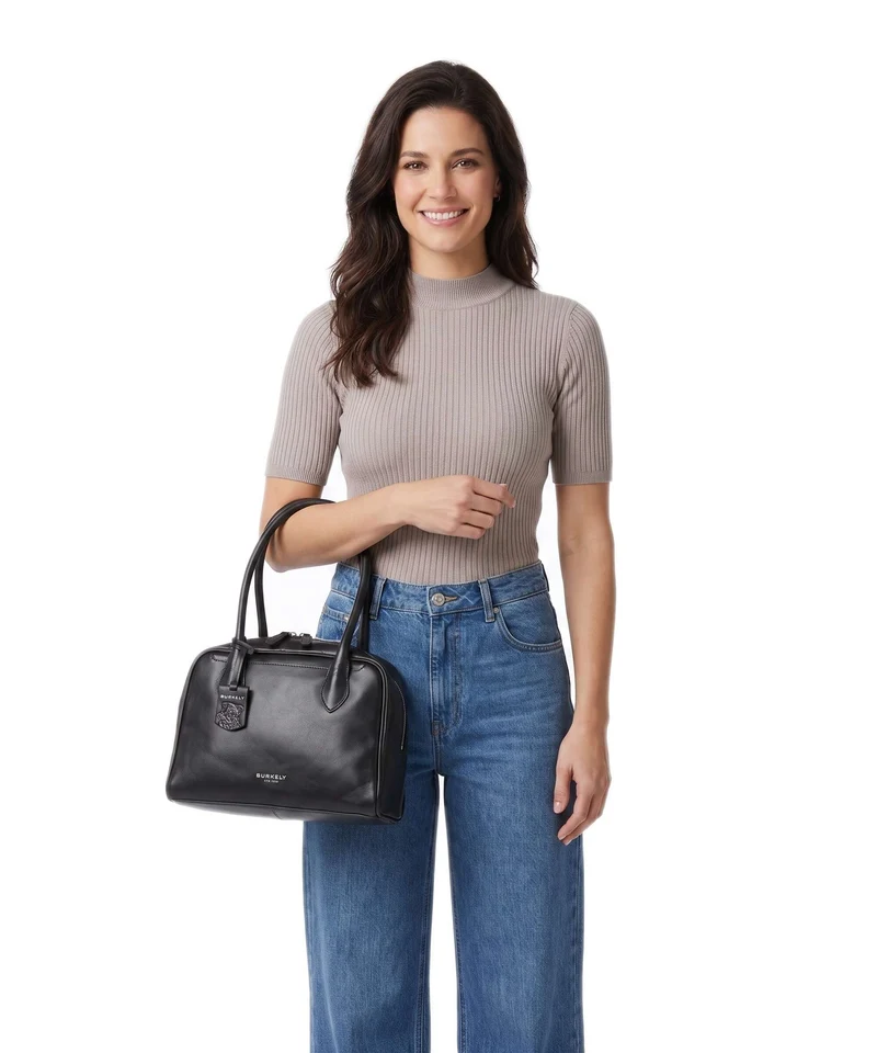 Burkely Ledger Sac porté épaule black