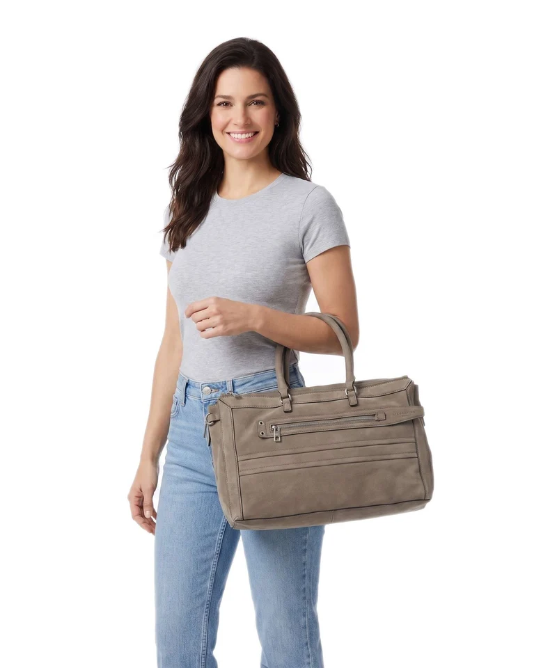 Liebeskind Delia Suede M Sac à main neutral grey