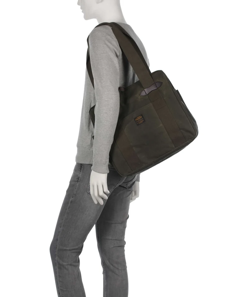 Filson Tin Cloth Cabas otter green