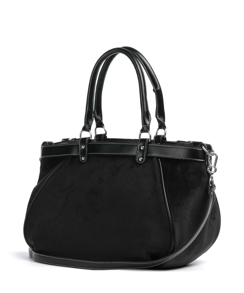 Juicy Couture Twig Narrative Velvet L Cabas black