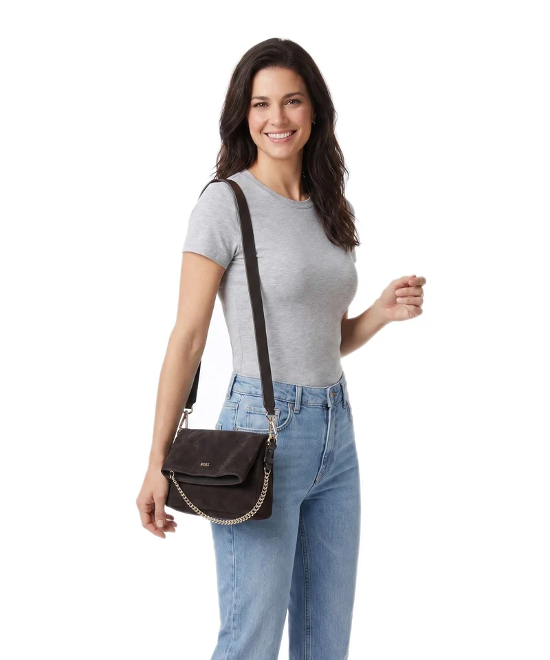 BOSS Yelena Sac bandoulière dark brown