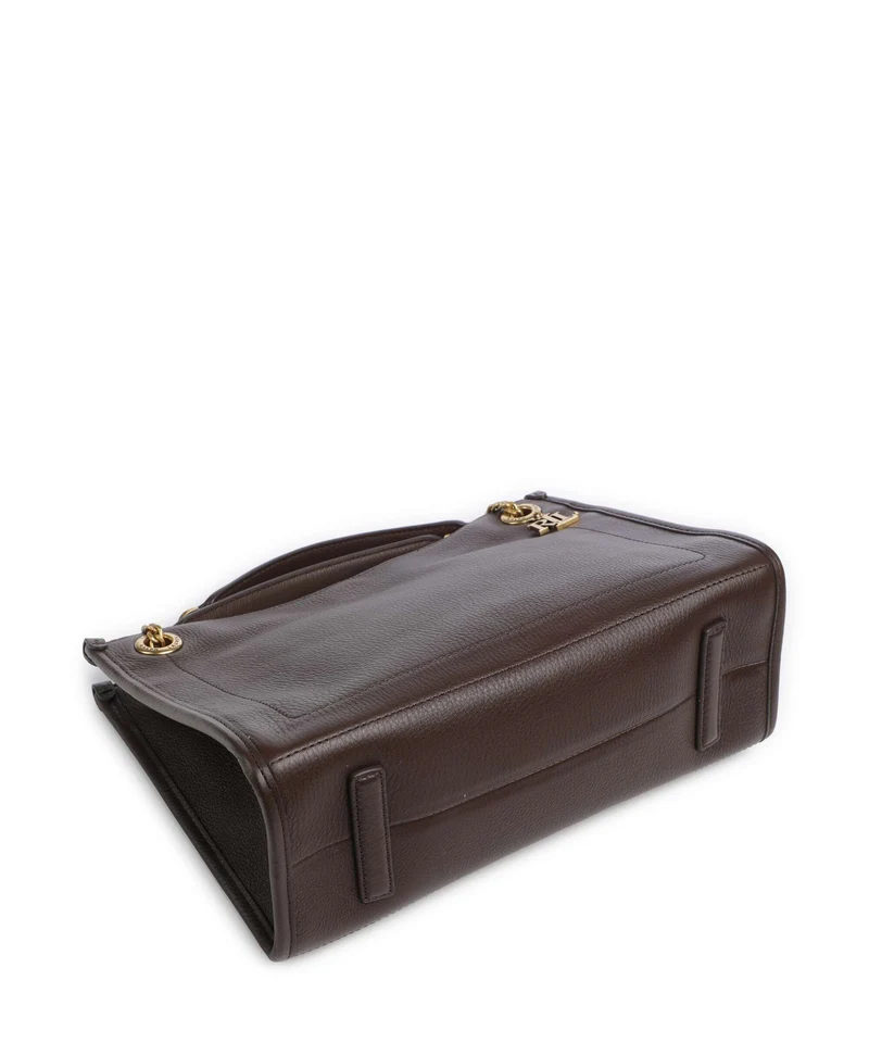 Lauren Ralph Lauren Bradley Medium Sac porté épaule chestnut brown