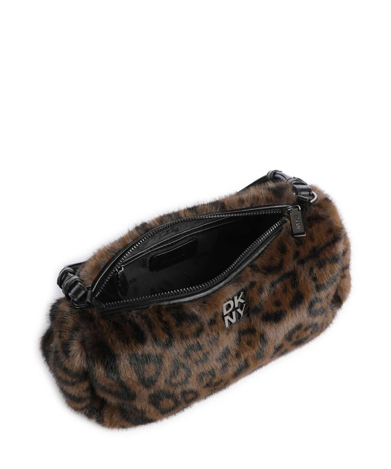 DKNY Remy Sac porté épaule leopard