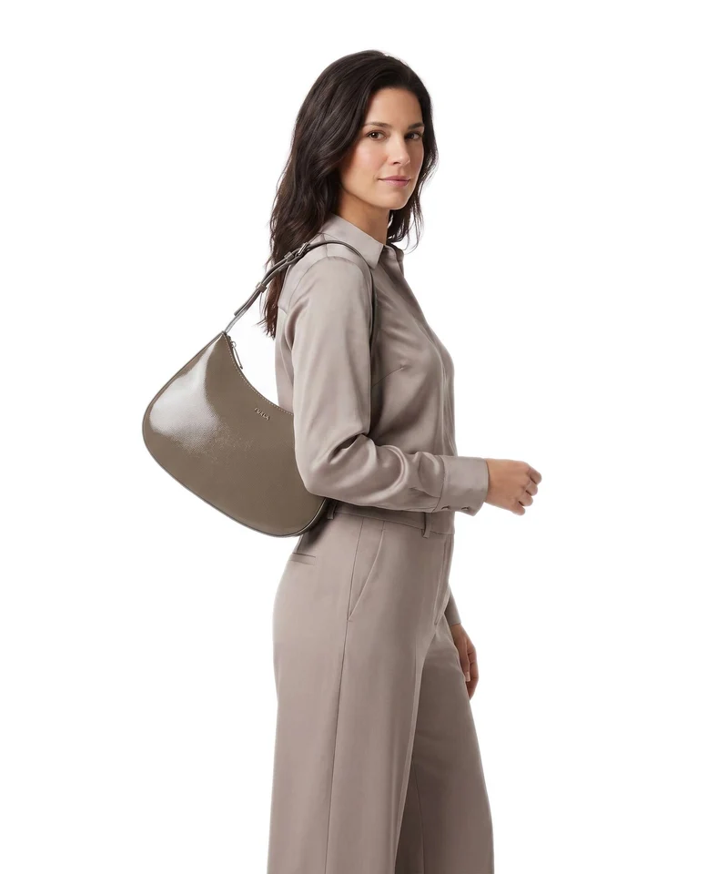 Furla Margot S Sac porté épaule muddy gray