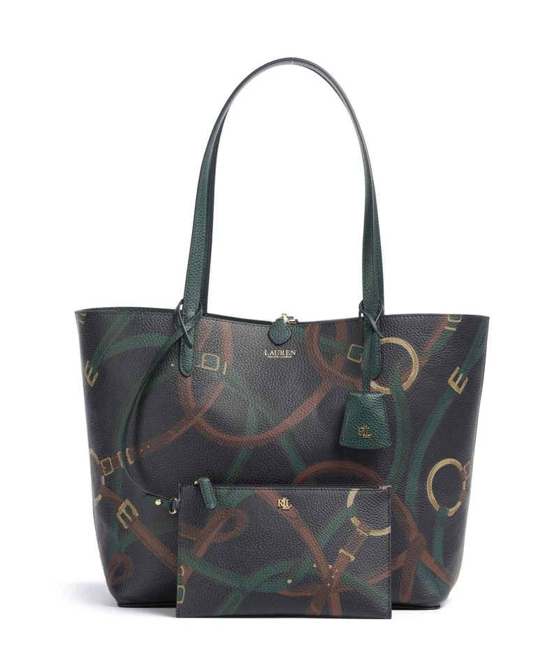 Lauren Ralph Lauren Medium Cabas season green/urban bltng/navy multi