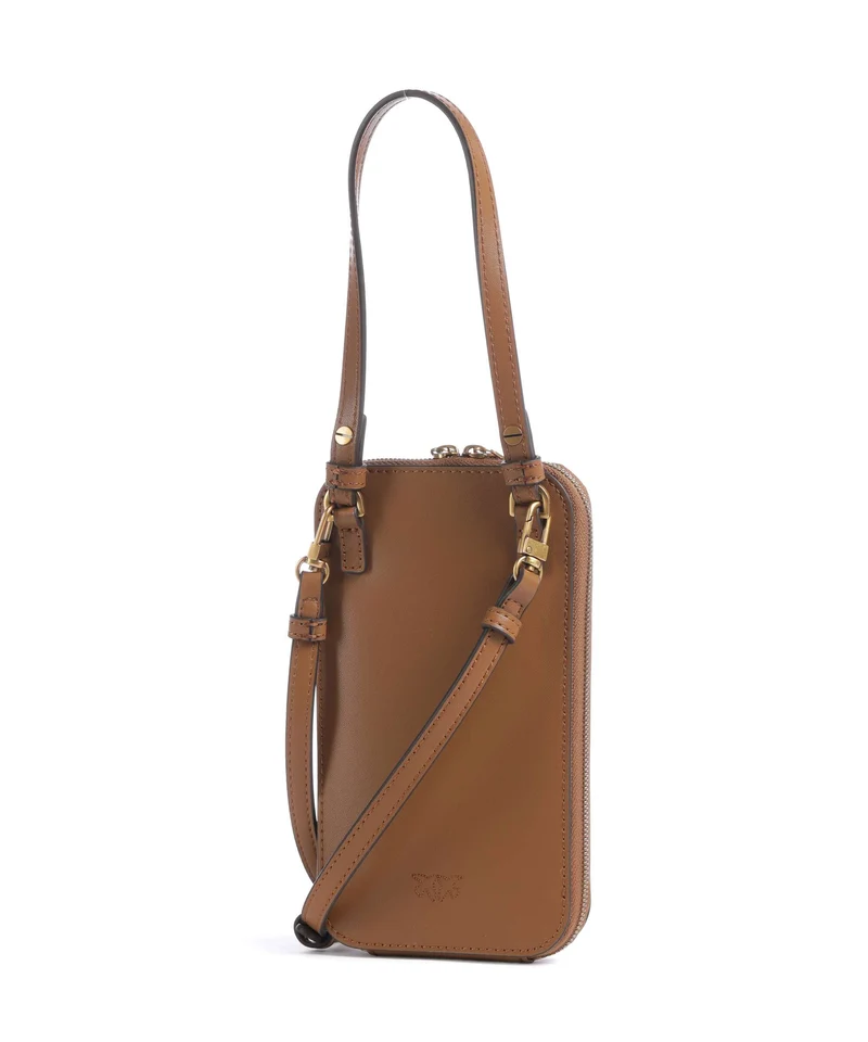 Pinko Pochette telephone marrone/caramella/antique gold