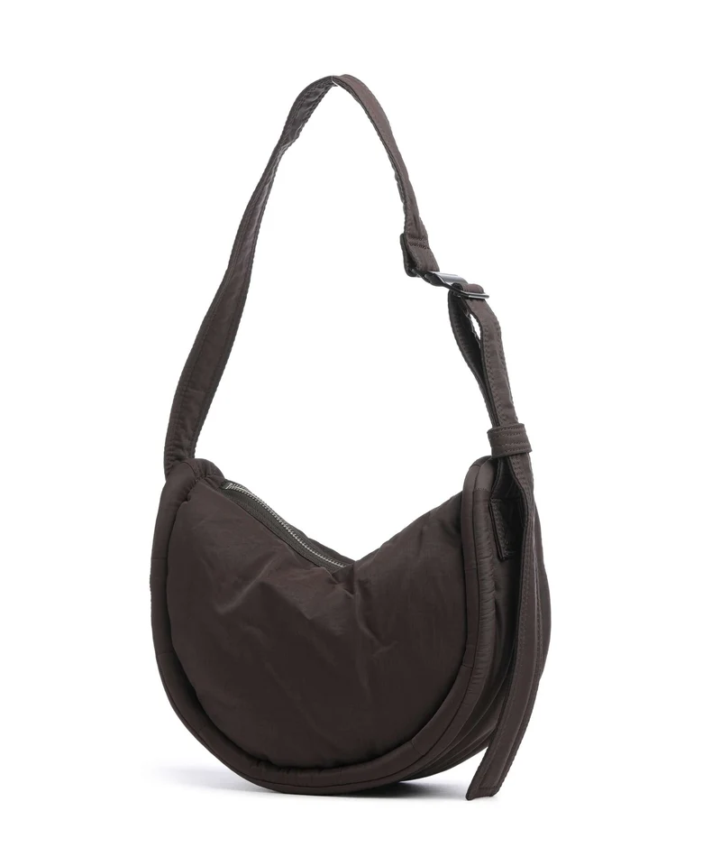 Sandqvist Curve Mini Sac porté épaule dark brown