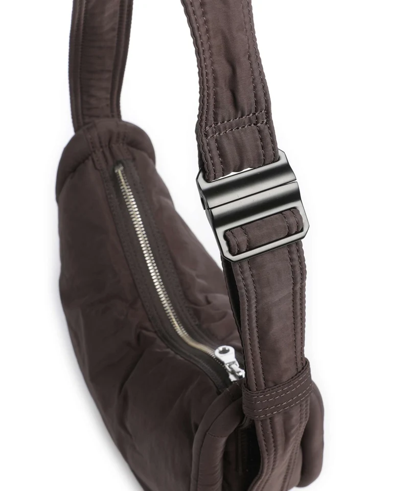 Sandqvist Curve Mini Sac porté épaule dark brown