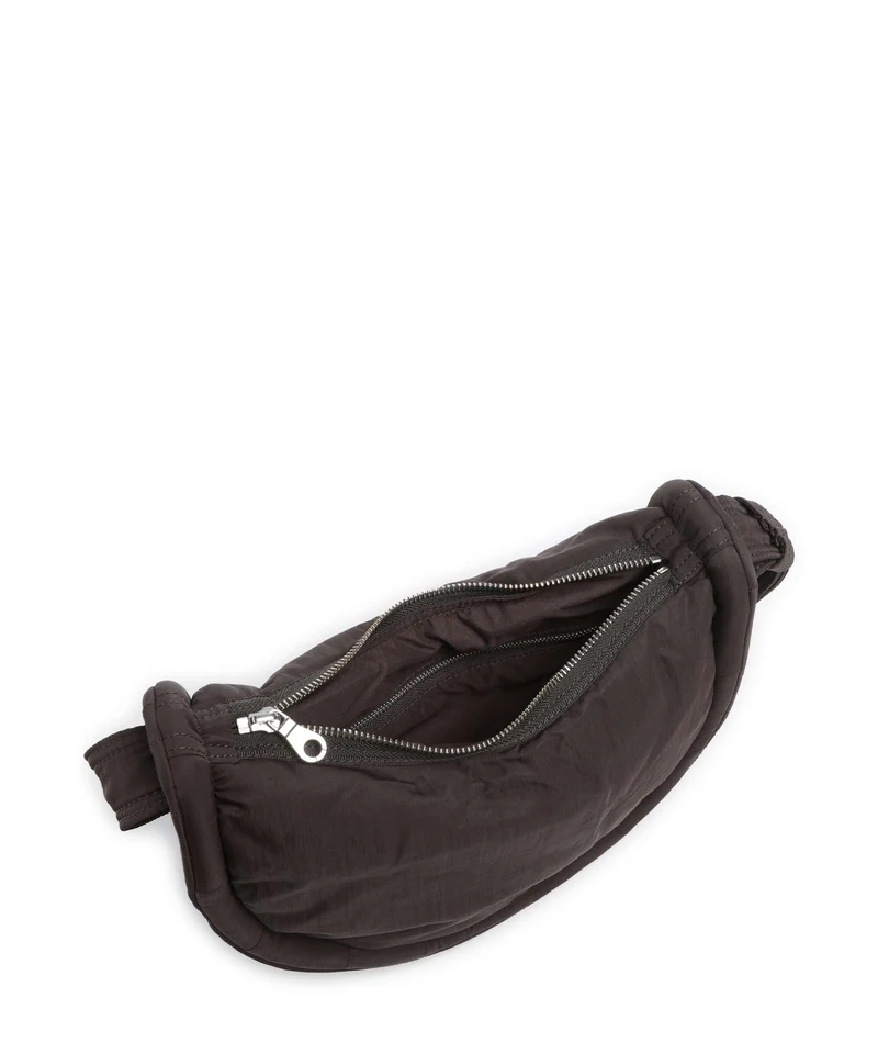 Sandqvist Curve Mini Sac porté épaule dark brown