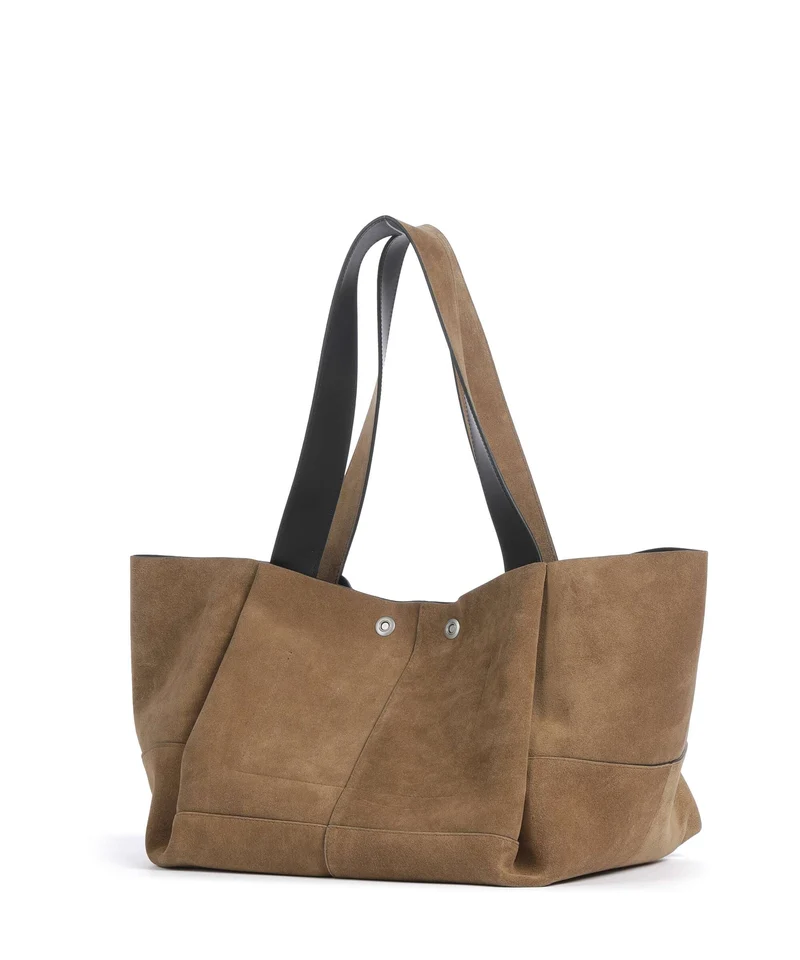 AllSaints Rosalie Cabas warm olive brown