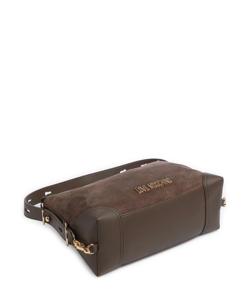 Love Moschino Signature Sac fourre-tout marrone