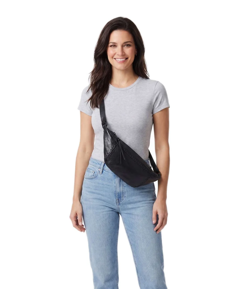 AllSaints Esme Whpstitch Sac bandoulière black