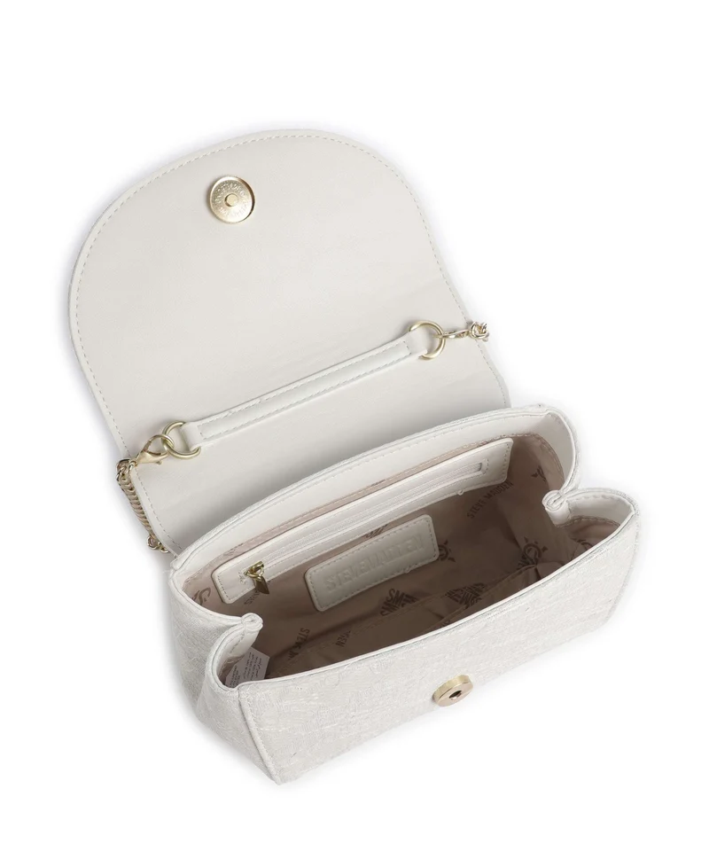 Steve Madden BNYLAH Sac bandoulière white/gold