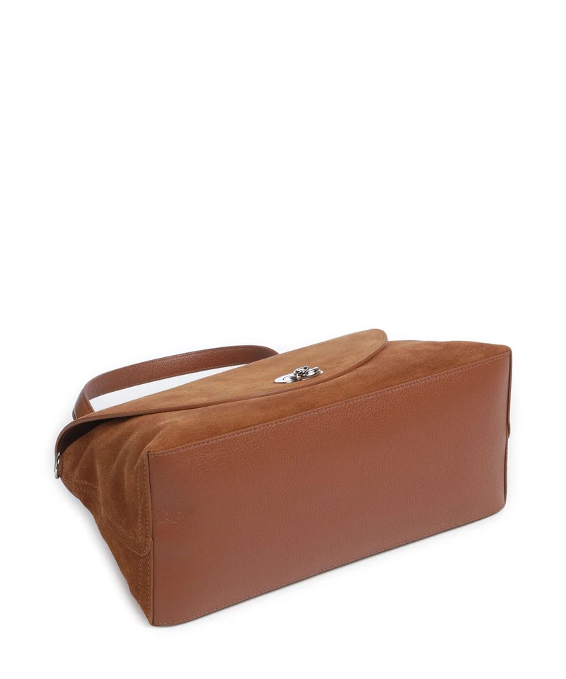Coccinelle Nikla Suede Sac à main cognac
