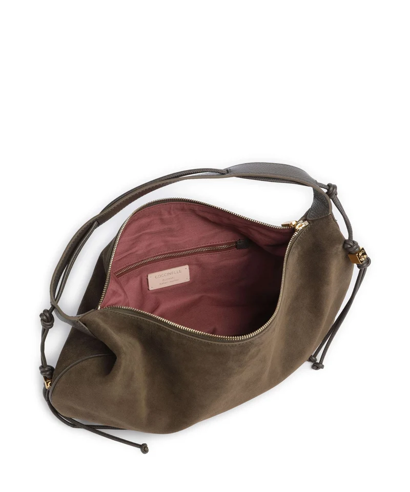Coccinelle Thess Suede Sac fourre-tout fango
