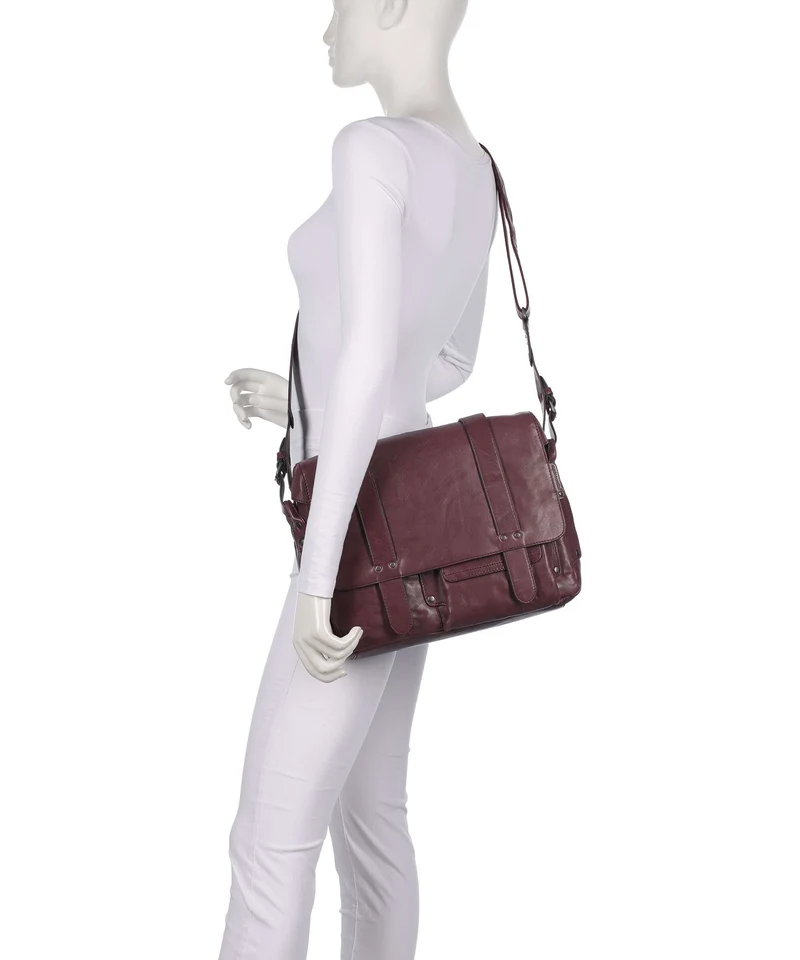 Aunts & Uncles Grandma's Luxury Club Mrs. Honey Pie Sac messager dark cherry