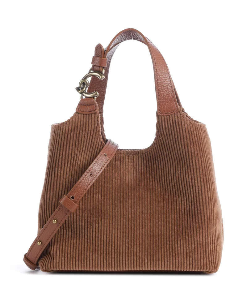 Coccinelle C-Easy Corduroy Sac à main cognac