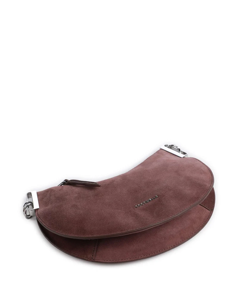 Coccinelle Sunup Suede Sac porté épaule berry