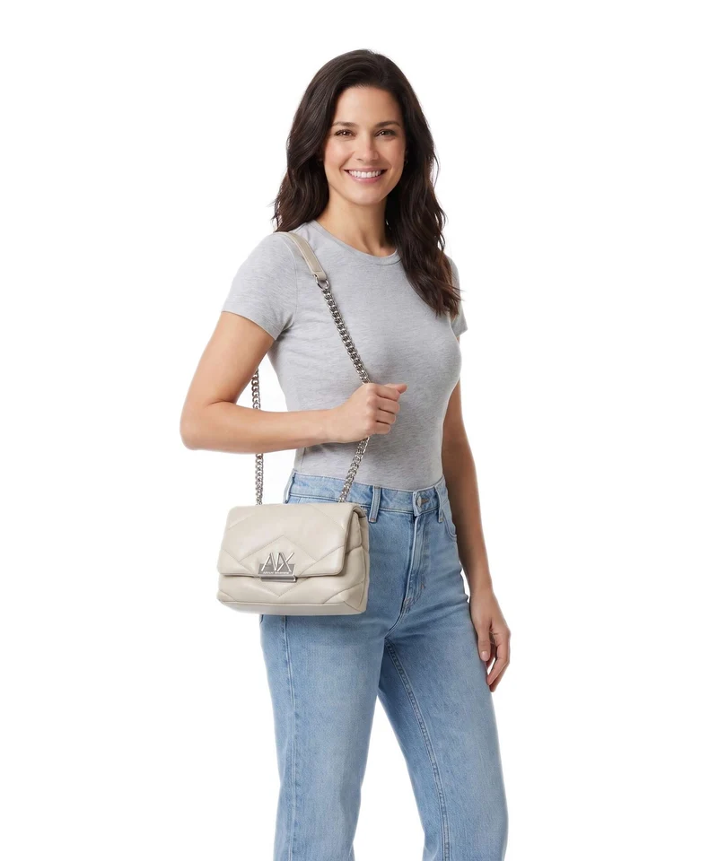 Armani Exchange Vicky Mini Sac bandoulière script