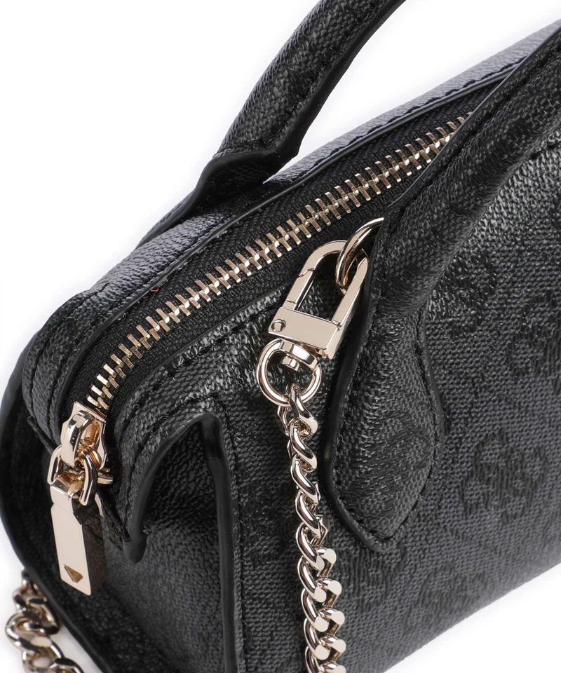 Guess Yvonne Logo Mini Sac à main coal logo