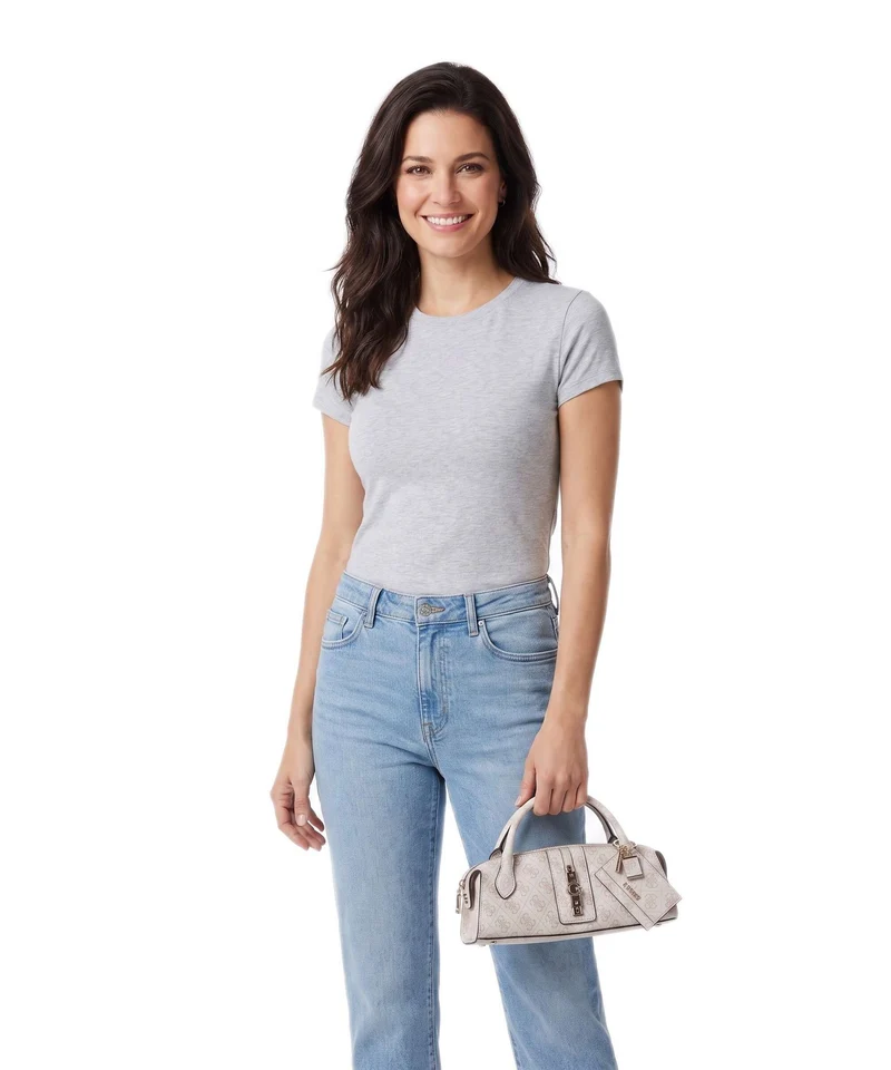 Guess Yvonne Logo Mini Sac à main stone logo