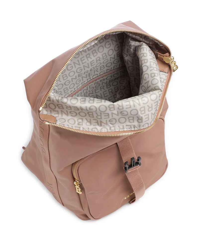Bogner Klosters Neve Eike Sac à dos roll-top mocha mousse