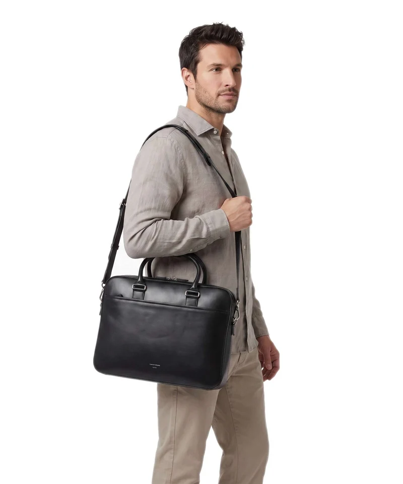 Tiger of Sweden Burin Porte-document black