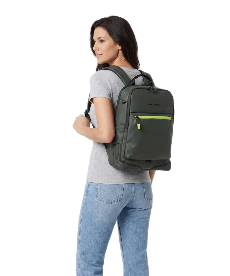 Piquadro Corner 2.0 Sac à dos green