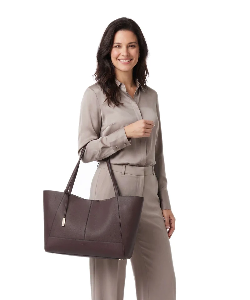 BOSS Ameline Cabas open purple