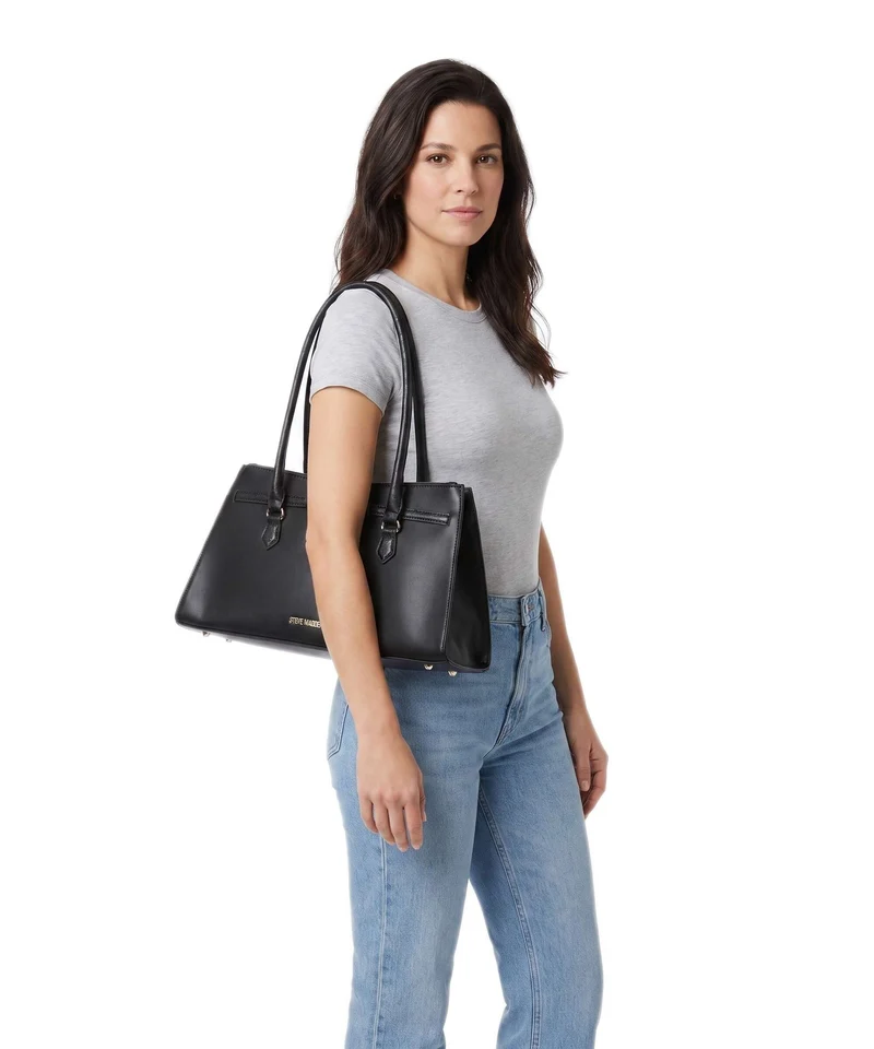 Steve Madden BSHIRLEY Sac porté épaule black/gold