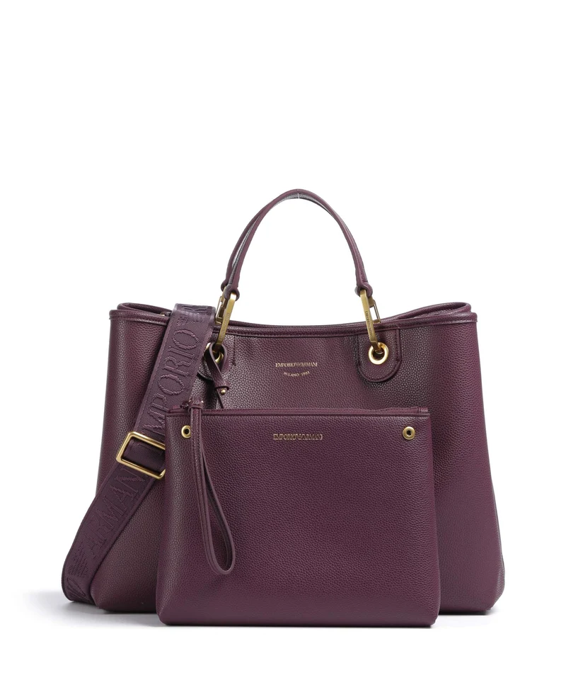 Emporio Armani My EA M Sac à main aubergine/foliage