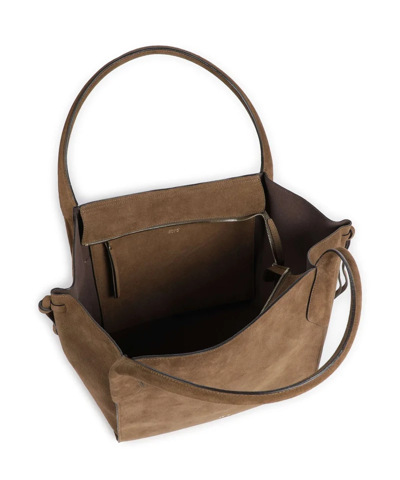 Abro Suede Vibe Big Cabas khaki
