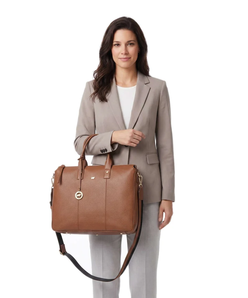 Braun Büffel Hanna Porte-document saddle brown