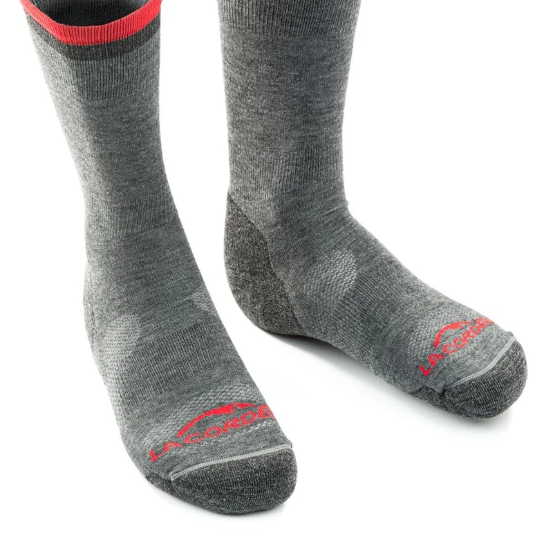 Paquet de 2 paires de bas La Cordée Randonnée mérinos (unisexes)