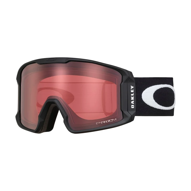 Lunettes de ski Oakley Line Miner - noir mat avec lentille Prizm Rose