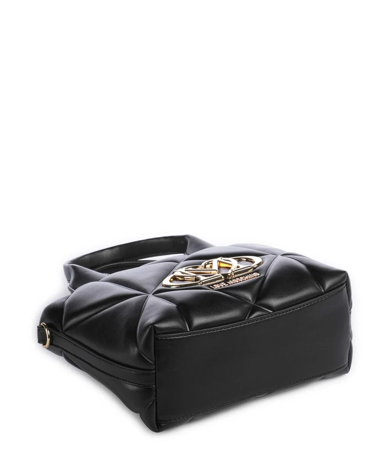 Love Moschino Embossed Q Sac à main nero