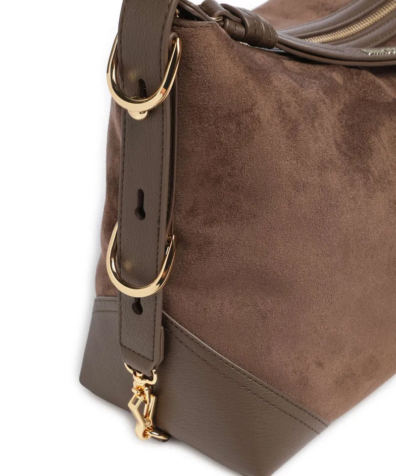 Love Moschino Signature Sac fourre-tout marrone