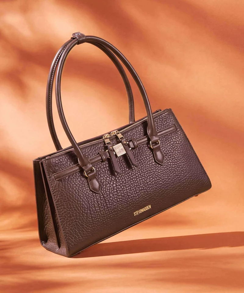 Steve Madden BSHIRLEY Sac porté épaule brown/gold