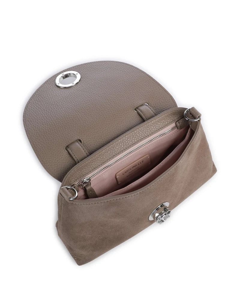 Coccinelle Nikla Suede Sac à main warm taupe