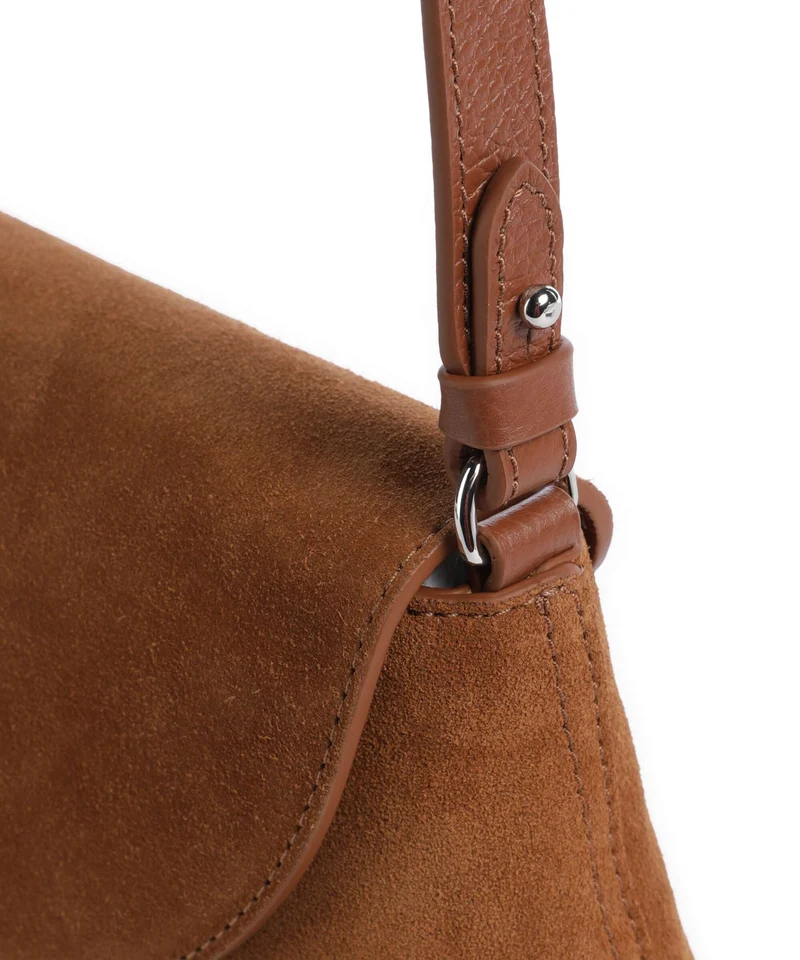 Coccinelle Nikla Suede Sac bandoulière cognac