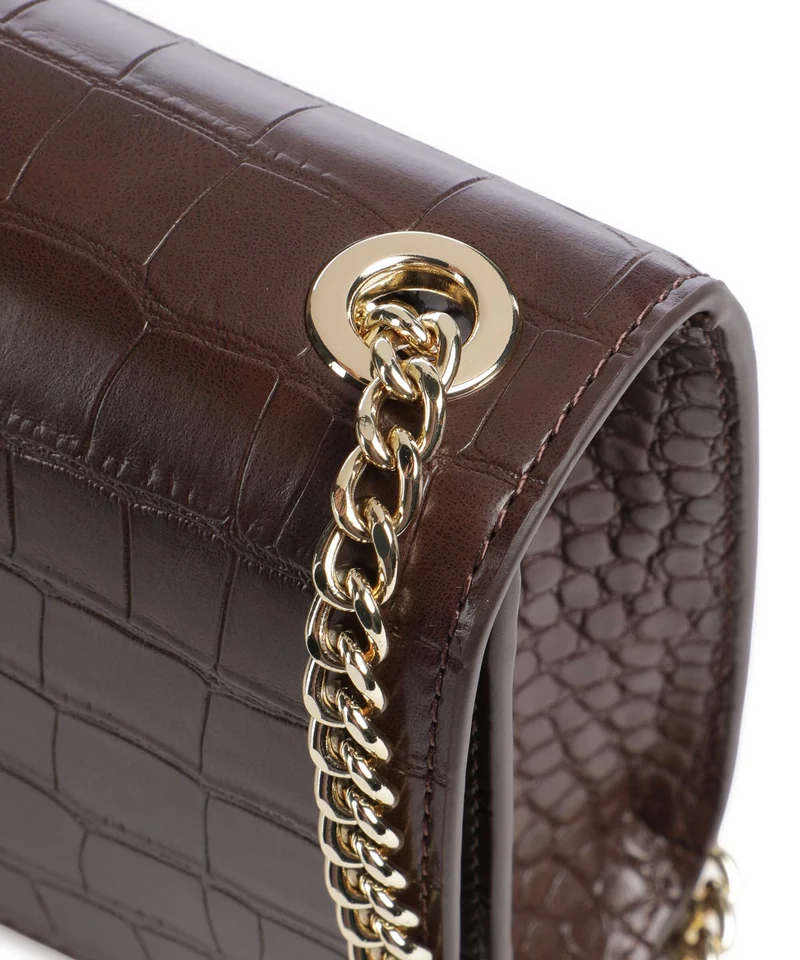 Steve Madden BRAMONIE Sac bandoulière chocolate/gold