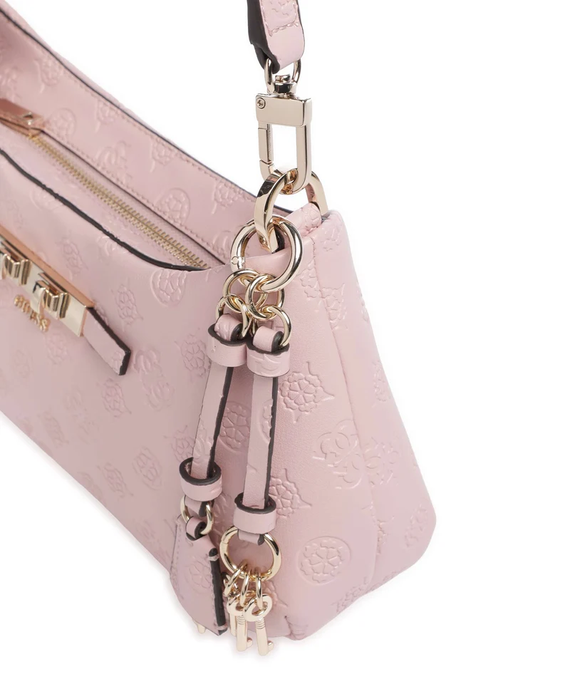 Guess Carmella Sac porté épaule light pink logo