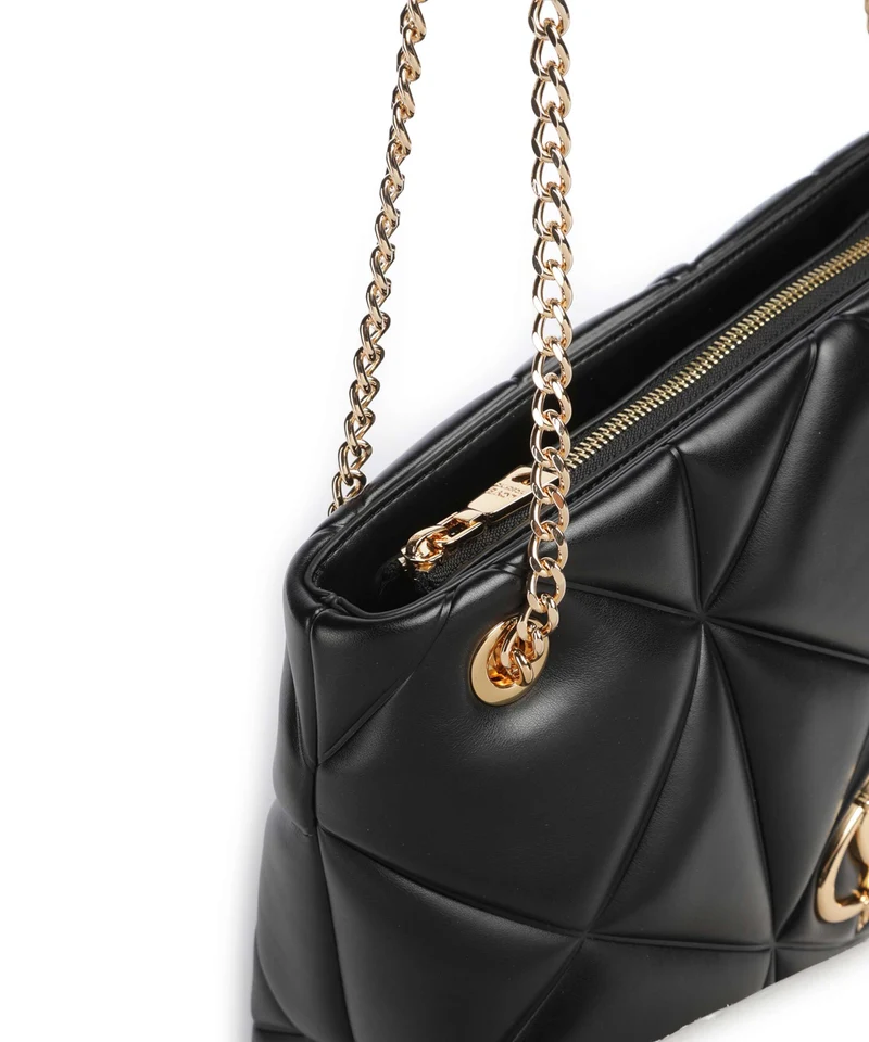 Love Moschino Embossed Q Cabas nero